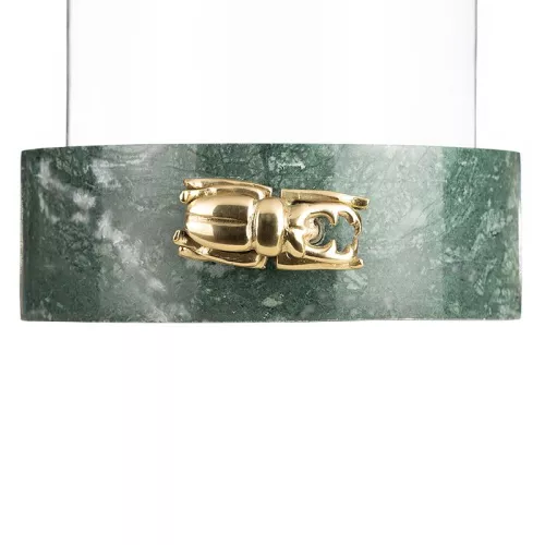 Hazenkamp Hurricane 21x21x34cm Small Beetle green marble (107900)