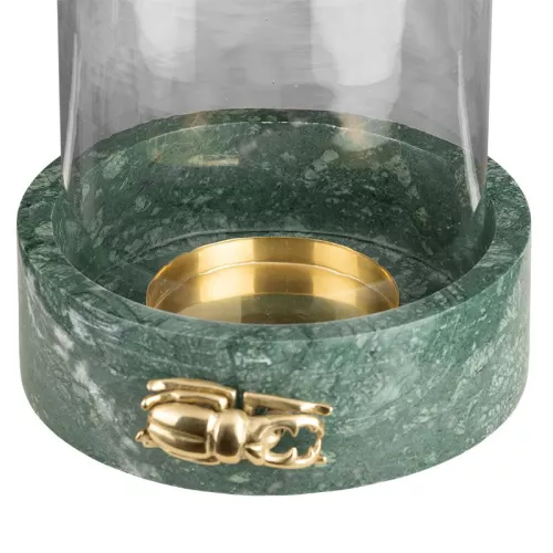 Hazenkamp Hurricane 21x21x34cm Small Beetle green marble (107900)