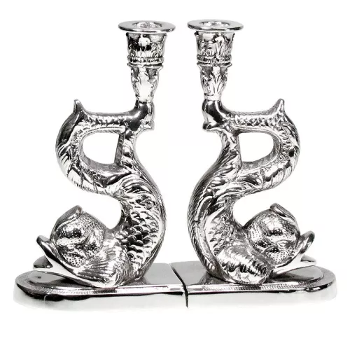 Koi Candle Stand (Set Of 2)