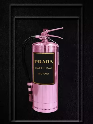 Prada Pink Fire Extinguisher 