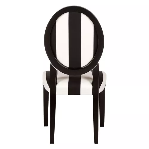 Hazenkamp Medaillon Side Chair 57x48x100cm Stripes Big (100952)