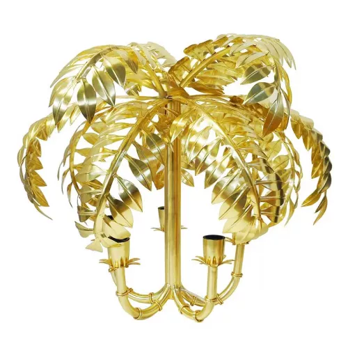 Hanging Light 63x63x57cm Palm gold